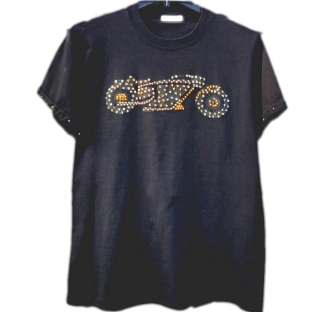 Elise Alessio Women's Black Moto/T-Shirt XL